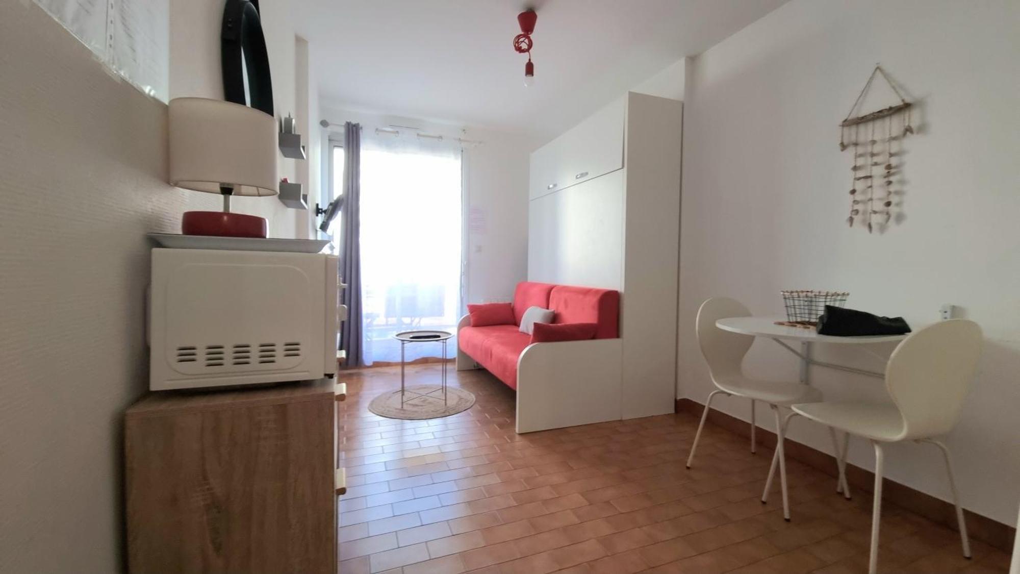 Studio Cozy En Bord De Plage Avec Vue Mer Et Wifi Canet-en-Roussillon Kültér fotó
